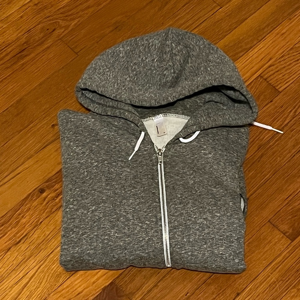 COPY - American Apparel Heather Grey Zip-Up Hoodie